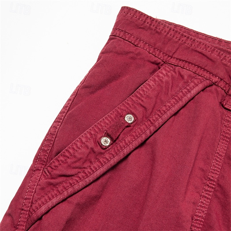 Capri Cargo Shorts with Drawstring, Casual Comfort, Streetwear