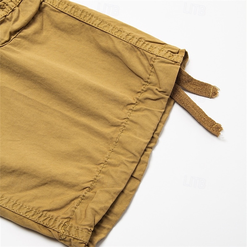 Casual Beach Shorts with Drawstring, Breathable, Daily Wear